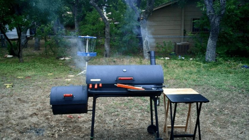 smoking barbeque